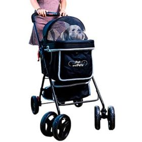 Petique Swift Pet Stroller Black