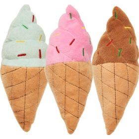 Cosmo Furbabies Ice Cream Cone Plush Toy Assorted Colors