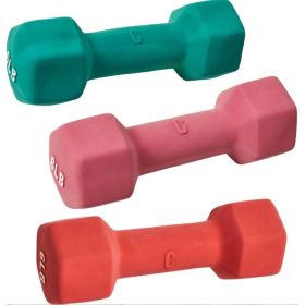 Cosmo Furbabies Latex Squeaker Dumbbell Toy Assorted Colors