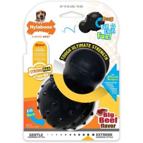 Nylabone Strong MAX Stuffable Chew Cone Toy Beef Flavor  - Medium