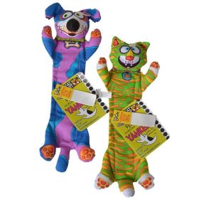 Fat Cat Incredible Strapping Flip Flop Yankers Dog Toy - Assorted  (14" Long x 3" Wide)