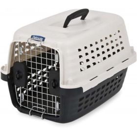 Petmate Compass Kennel - Black & Metalic White - X-Small