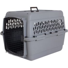 Aspen Pet Traditional Pet Kennel - Gray - Dogs 20-30 lbs -