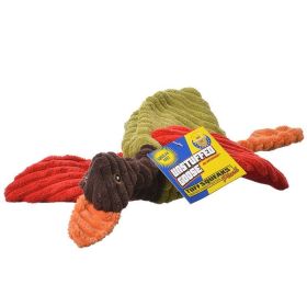 Petsport Tuff Squeak Unstuffed Goose Plush Dog Toy  (Assorted Colors)