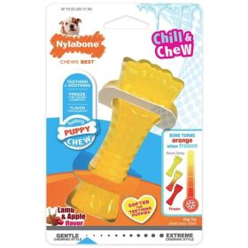 Nylabone Puppy Chew Color Changing Chill N Chew Bone - Mini Souper