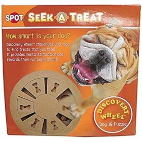 Spot Seek-A-Treat Discovery Wheel Interactive Dog Treat and Toy Puzzle