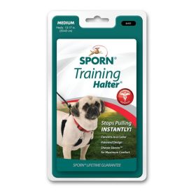 Sporn Original Training Halter for Dogs Red (Option 1: Medium)