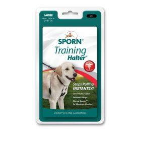 Sporn Original Training Halter for Dogs Red (Option 1: Large)