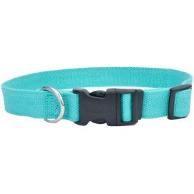 Coastal Pet New Earth Soy Adjustable Dog Collar- Mint (Option 1: 6-8''L x 3/8"W)