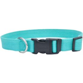 Coastal Pet New Earth Soy Adjustable Dog Collar- Mint (Option 1: 12-18"L x 3/4"W)