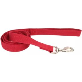 Coastal Pet New Earth Soy Dog Lead- Cranberry Red (Option 1: 6 feet x 5/8"W)