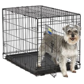 MidWest Contour Wire Dog Crate Single Door (Option 2: 1 count, Option 1: Medium)