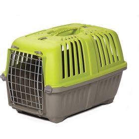 MidWest Spree Pet Carrier Green Plastic Dog Carrier (Option 2: 1 count, Option 1: Small)