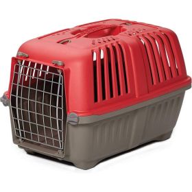 MidWest Spree Pet Carrier Red Plastic Dog Carrier (Option 2: 1 count, Option 1: Small)