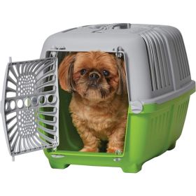 MidWest Spree Plastic Door Travel Carrier Green Pet Kennel (Option 2: 1 count, Option 1: Small)