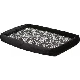 MidWest Quiet Time Bolster Bed Floral for Dogs (Option 2: 1 count, Option 1: Large)