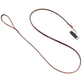 Circle T Latigo Leather Lead (Option 1: 6' Long x 3/8" Wide)