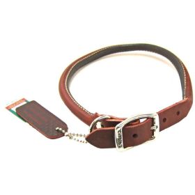 Circle T Latigo Leather Round Collar (Option 1: 20" Long x 3/4" Wide)