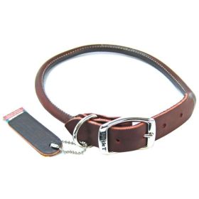 Circle T Latigo Leather Round Collar (Option 1: 24" Long x 1" Wide)