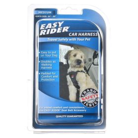 Coastal Pet Easy Rider Car Harness (Option 2: Medium (Girth Size 20"-30"), Option 1: Black)