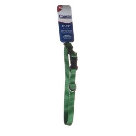 Tuff Collar Nylon Adjustable Collar (Option 2: 8"-12" Long x 3/8" Wide, Option 1: Hunter Green)