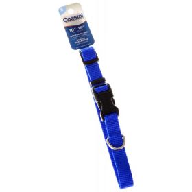 Tuff Collar Nylon Adjustable Collar (Option 2: 10"-14" Long x 5/8" Wide, Option 1: Blue)