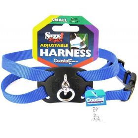 Coastal Pet Size Right Nylon Adjustable Harness (Option 2: Small (Girth Size 18"-24"), Option 1: Blue)