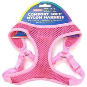 Coastal Pet Comfort Soft Adjustable Harness (Option 2: X-Small (Girth Size 16"-19"), Option 1: Bright Pink)