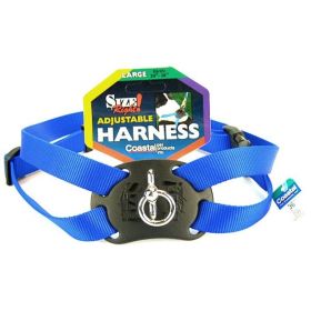 Coastal Pet Size Right Nylon Adjustable Harness (Option 2: Large (Girth Size 28"-36"), Option 1: Blue)