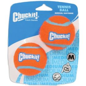 Chuckit Tennis Balls (Option 2: 2.25" Diameter (2 Pack), Option 1: Medium Balls)