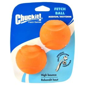 Chuckit Fetch Balls (Option 2: 2.25" Diameter (2 Pack), Option 1: Medium Ball)