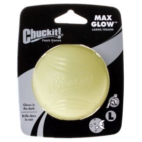 Chuckit Max Glow Ball (Option 2: 3" Diameter (1 Pack), Option 1: Large Ball)