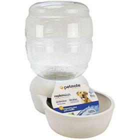 Petmate Replendish Waterer (Option 2: 4 Gallons, Option 1: Pearl Silver Gray)