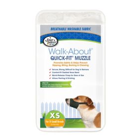 Four Paws Quick Fit Muzzle (Option 2: Fits 5" Snout, Option 1: Siize 1)