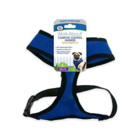 Four Paws Comfort Control Harness (Option 2: Large For Dogs 11-18 lbs (19"-23" Chest & 13"-15" Neck), Option 1: Blue)