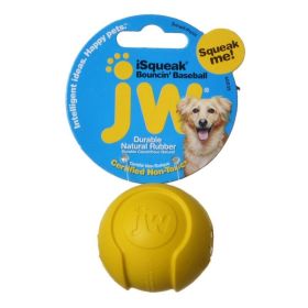 JW Pet iSqueak Bouncing Baseball Rubber Dog Toy (Option 2: 2" Diameter, Option 1: Small)