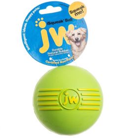 JW Pet iSqueak Ball (Option 2: Medium 3" Diameter, Option 1: Rubber Dog Toy)