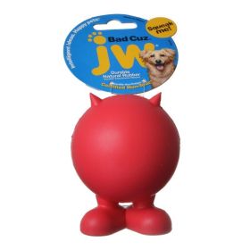 JW Pet "Bad Cuz" Rubber Squeaker Dog Toy (Option 2: 4" Tall, Option 1: Medium)