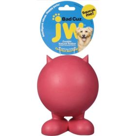 JW Pet "Bad Cuz" Rubber Squeaker Dog Toy (Option 2: 5" Tall, Option 1: Large)