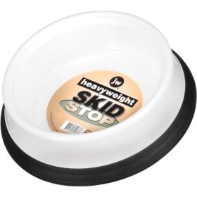 JW Pet Heavyweight Skid Stop Bowl (Option 2: 11.25" Wide x 3" High, Option 1: Jumbo)