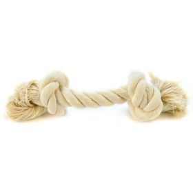 Flossy Chews Rope Bone (Option 2: Mini (6" Long), Option 1: White)