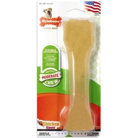 Nylabone Flexi Chew Dog Bone (Option 2: Souper (1 Pack), Option 1: Chicken Flavor)