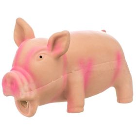 Rascals Latex Grunting Pig Dog Toy (Option 2: 6.25" Long, Option 1: Pink)