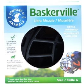 Baskerville Ultra Muzzle for Dogs (Option 1: Size 6 Dogs 80-150 lbs (Nose Circumference 16"))