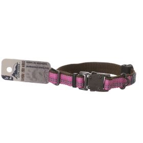 K9 Explorer Reflective Adjustable Dog Collar (Option 2: 8"-12" Long x 5/8 Wide, Option 1: Rosebud)