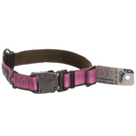 K9 Explorer Reflective Adjustable Dog Collar (Option 2: 12"-18" Long x 1" Wide, Option 1: Rosebud)