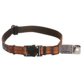 K9 Explorer Reflective Adjustable Dog Collar (Option 2: 26" Long x 1" Wide, Option 1: Campfire Orange)