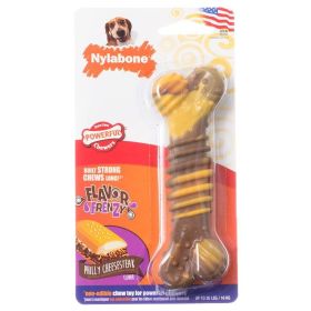 Nylabone Flavor Frenzy Dura Chew Bone (Option 2: Wolf (Dogs up to 35 lbs), Option 1: Philly Cheesesteak Flavor)