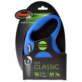 Flexi New Classic Retractable Tape Leash (Option 2: Medium 16' Tape (Pets up to 55 lbs), Option 1: Blue)