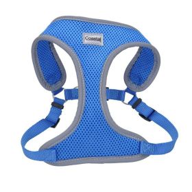 Coastal Pet Comfort Soft Reflective Wrap Adjustable Dog Harness (Option 2: X-Small 16-19" Girth (5/8" Straps), Option 1: Blue Lagoon)